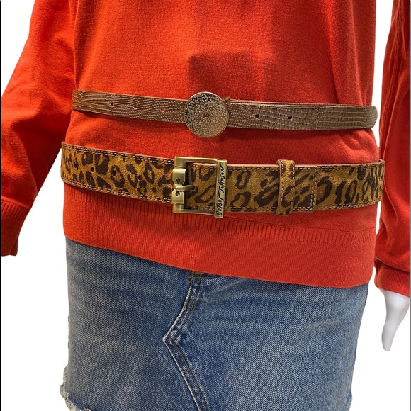 “Betsey Johnson Bundle” two belts for the price of one. One medium and one small - Picture 1 of 8